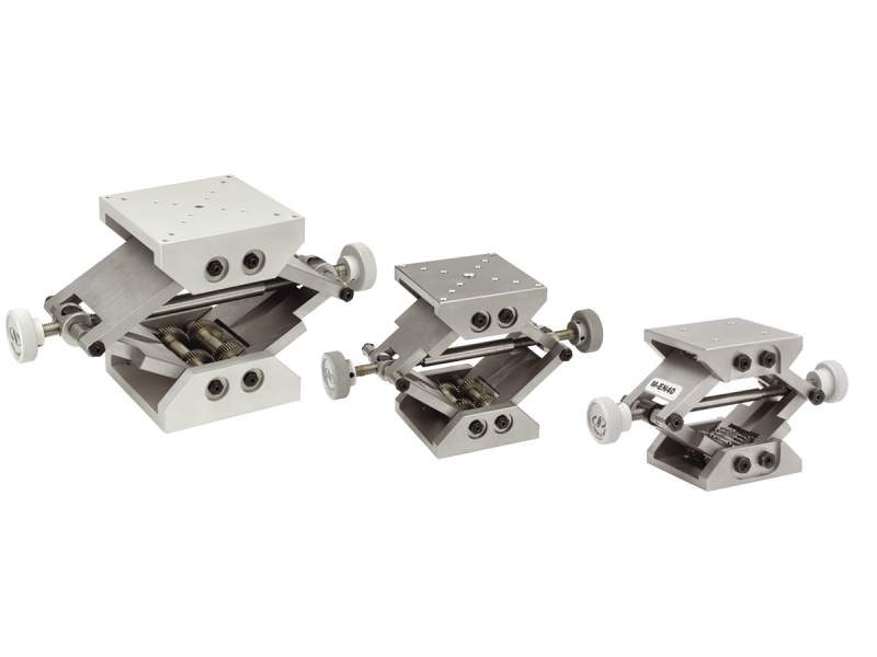 Compact fast travel lab jacks. 3 lab jack sizes shown Compact fast travel lab jacks. 3 lab jack sizes shown