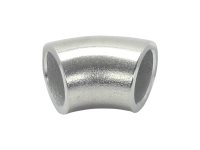 0.5 inch diameter 45 degree elbow butt weld vacuum fitting 0.5 inch diameter 45 degree elbow butt weld vacuum fitting