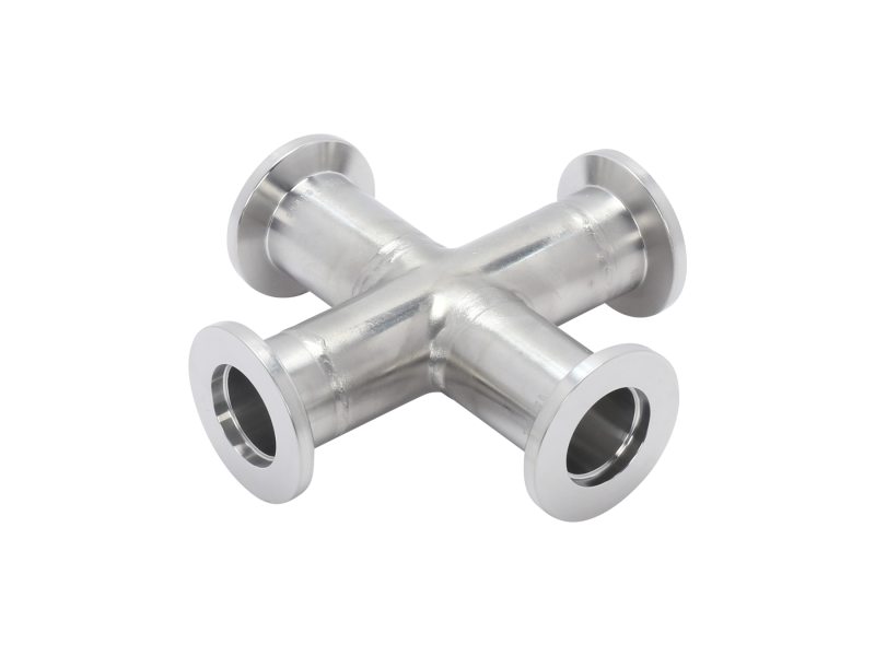 ISO-KF Flange 4-Way Cross Fittings