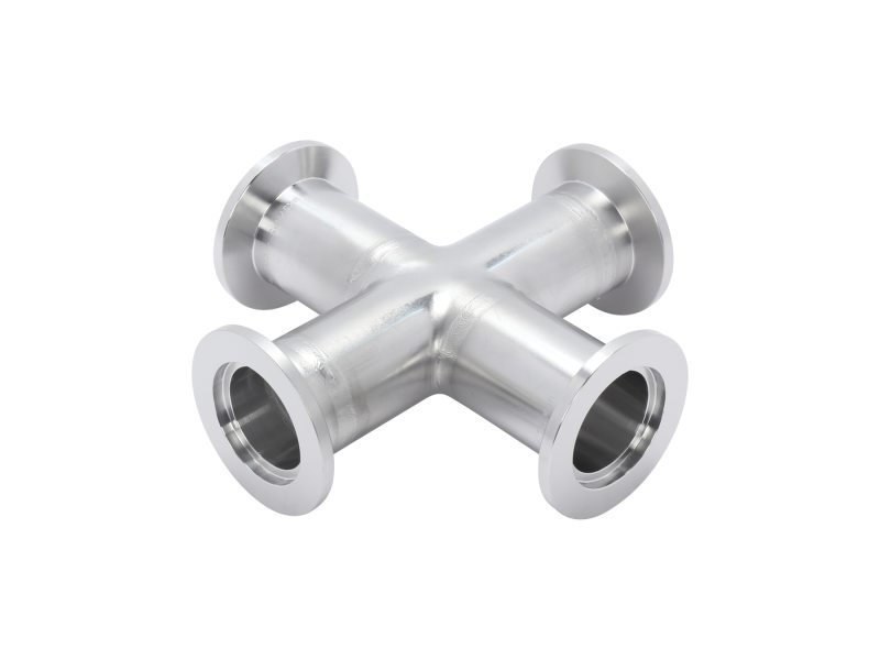 ISO-KF Flange 4-Way Cross Fittings