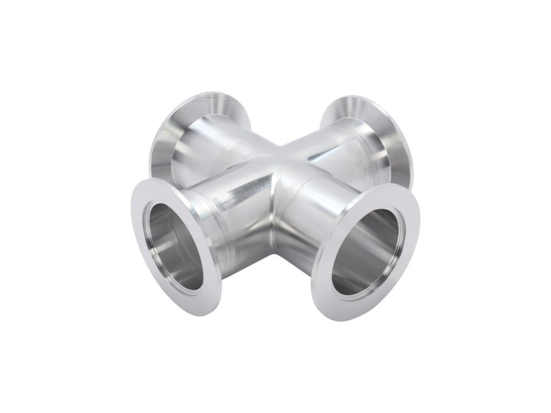 ISO-KF Flange 4-Way Cross Fittings