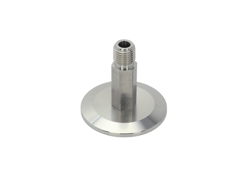 Stainless Steel ISO-KF to NPT-M Pipe Adapters
