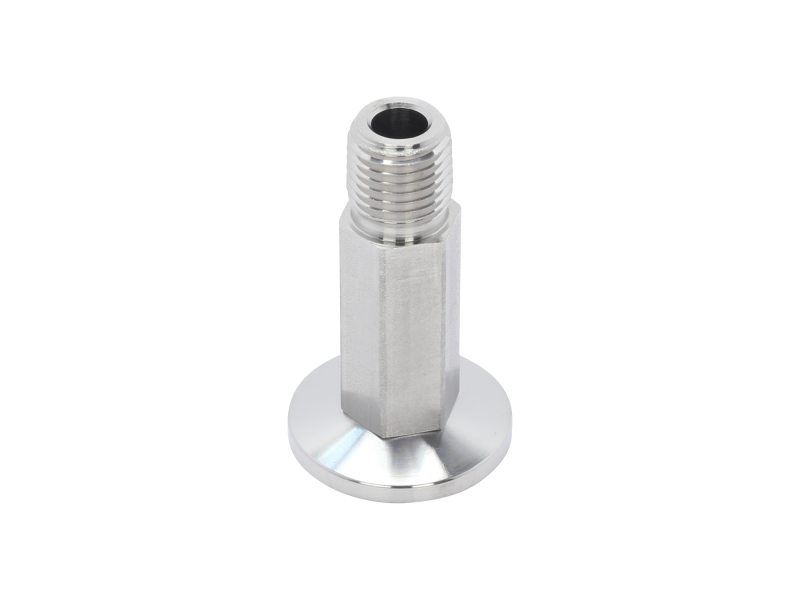 Stainless Steel ISO-KF to NPT-M Pipe Adapters