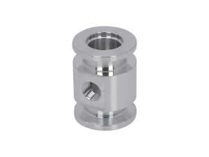 Aluminum ISO-KF to NPT-F Pipe Adapter Tees Aluminum ISO-KF to NPT-F Pipe Adapter Tees