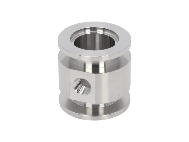 Stainless Steel ISO-KF to NPT-F Pipe Adapter Tees