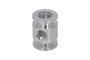 Aluminum ISO-KF to NPT-F Pipe Adapter Tees