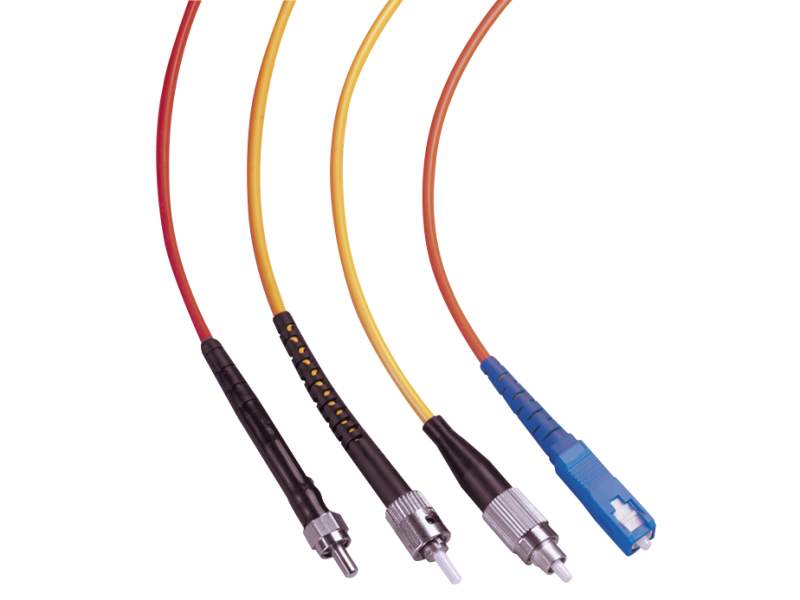 optical fiber with different types of fiber optic connectors optical fiber with different types of fiber optic connectors