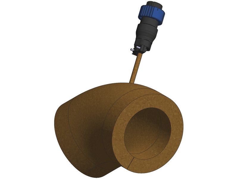 45 Degree Elbow 240 VAC Polyimide Heater Jackets