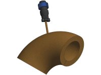 90 Degree Elbow 240 VAC Polyimide Heater Jackets 90 Degree Elbow 240 VAC Polyimide Heater Jackets