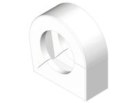 PTFE Flange Insulators for ISO-KF Wing Nut Clamped Flanges PTFE Flange Insulators for ISO-KF Wing Nut Clamped Flanges