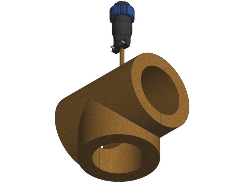 Tee Fitting 240 VAC Polyimide Heater Jackets