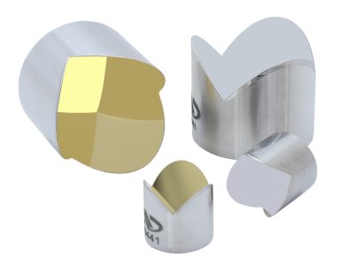 Low Profile Replicated Hollow Metal Retroreflectors Low Profile Replicated Hollow Metal Retroreflectors