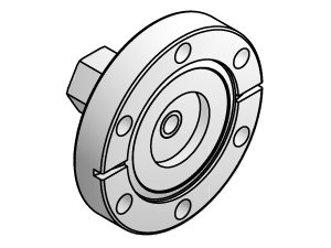 CF UHV Flange to Female VCR Adapters CF UHV Flange to Female VCR Adapters