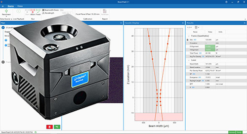 BeamPeek™ High Power Laser Beam Analysis and Power Measurement System BeamPeek™ High Power Laser Beam Analysis and Power Measurement System