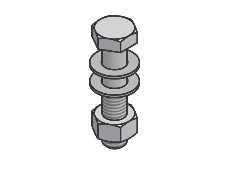 ISO-BF Flange Bolt and Nut Sets