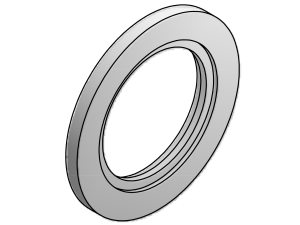 ISO-KF Stainless Steel Blank Flanges with Bore ISO-KF Stainless Steel Blank Flanges with Bore