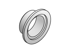 ISO-KF Stainless Steel Short Weld Stub Flanges ISO-KF Stainless Steel Short Weld Stub Flanges