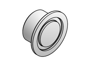 ISO-KF Aluminum Unbored Weld Stub Flanges ISO-KF Aluminum Unbored Weld Stub Flanges