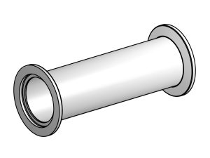 ISO-KF Flange Full Nipple Fittings ISO-KF Flange Full Nipple Fittings