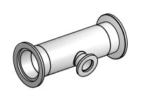 ISO-KF Flange Reducing Tee Fittings ISO-KF Flange Reducing Tee Fittings