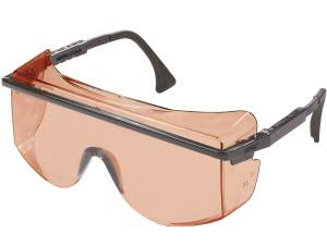 Side and Top Shielded Laser Safety Glasses Side and Top Shielded Laser Safety Glasses