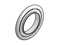 ISO-KF Aluminum Adaptive Centering Rings with Buna-N O-Ring ISO-KF Aluminum Adaptive Centering Rings with Buna-N O-Ring