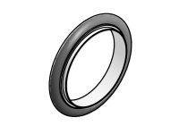 ISO-KF Aluminum Centering Rings with Viton O-Ring ISO-KF Aluminum Centering Rings with Viton O-Ring