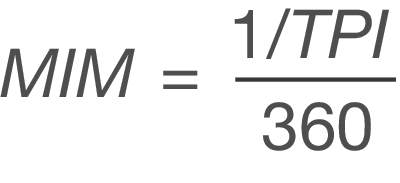 Fine Pitch Screw TPI illustration