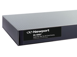 Newport RS4000 optical table corner view